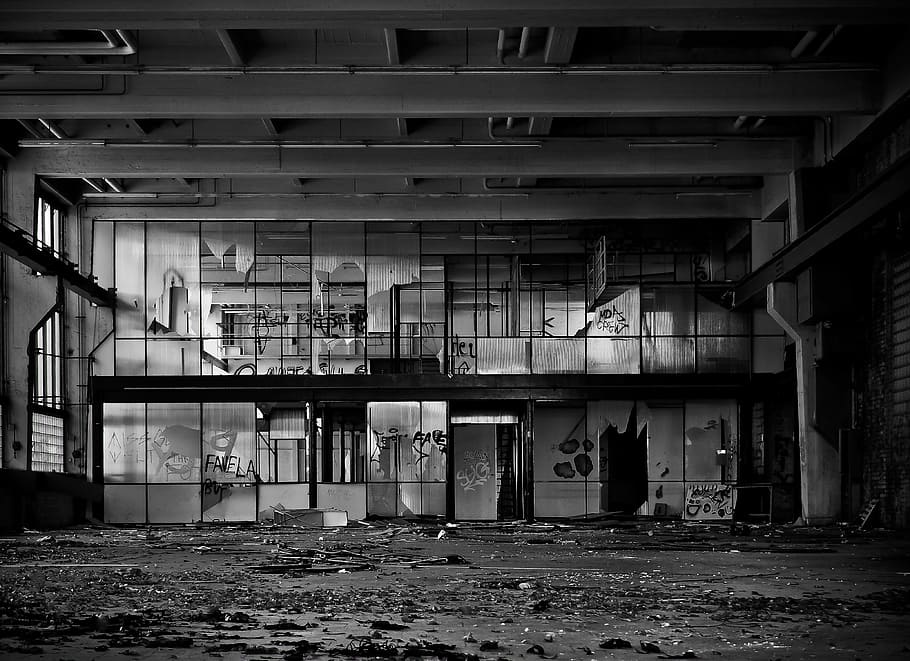 Lost, Factory, Old, lost places, leave, industrial building, HD wallpaper