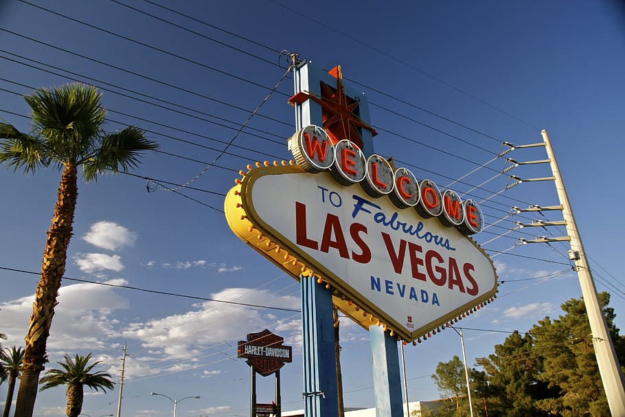 Las Vegas signage, usa, nevada, america, travel, city, gambling, HD wallpaper